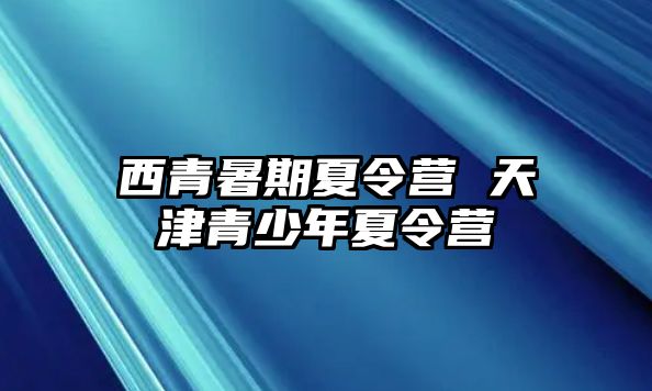 西青暑期夏令营 天津青少年夏令营