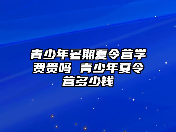 青少年暑期夏令营学费贵吗 青少年夏令营多少钱