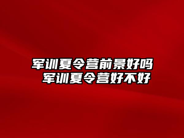 军训夏令营前景好吗 军训夏令营好不好