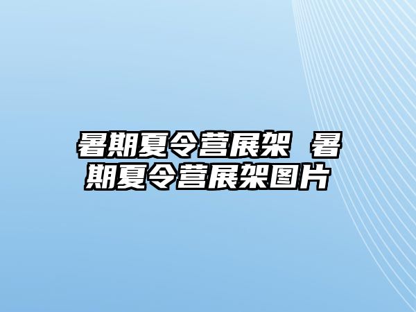 暑期夏令营展架 暑期夏令营展架图片