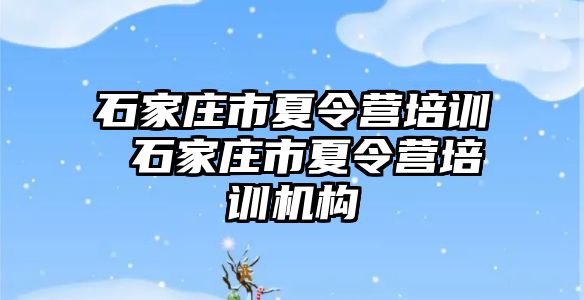 石家庄市夏令营培训 石家庄市夏令营培训机构