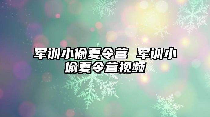 军训小偷夏令营 军训小偷夏令营视频