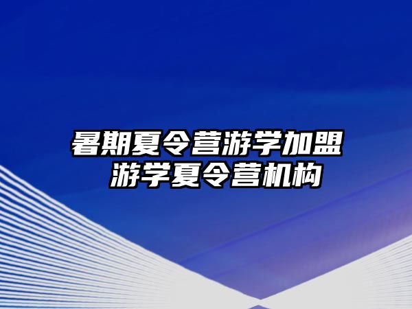 暑期夏令营游学加盟 游学夏令营机构