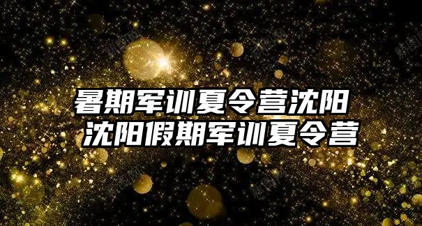 暑期军训夏令营沈阳 沈阳假期军训夏令营