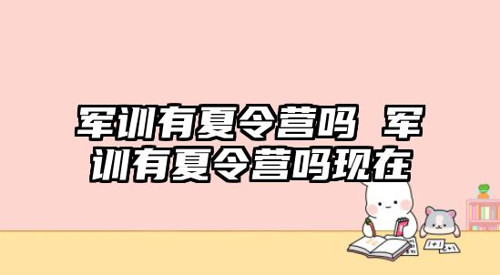 军训有夏令营吗 军训有夏令营吗现在