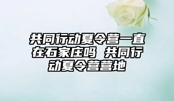 共同行动夏令营一直在石家庄吗 共同行动夏令营营地