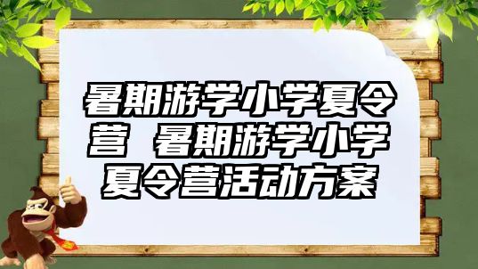 暑期游学小学夏令营 暑期游学小学夏令营活动方案