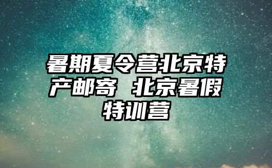 暑期夏令营北京特产邮寄 北京暑假特训营